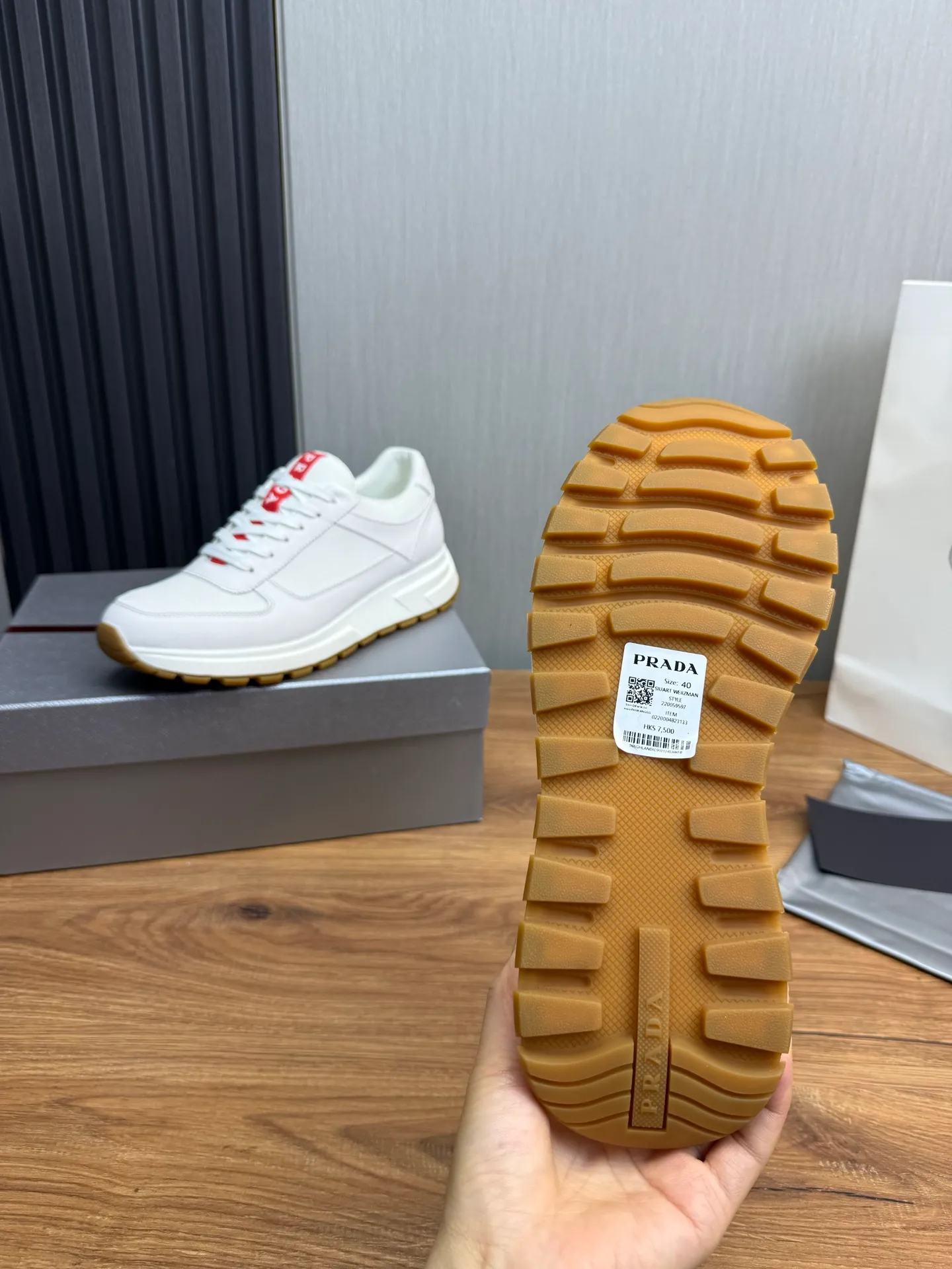 Men's shoes 💰560💰 [PRADA] Men's shoes are popular in the counter, official website is synchronized, 1 high-quality shipment ✔️Original cowhide upper + cowhide lining, 1🆚1 replica, original sole, 38-45 (45 customized, non-refundable)
